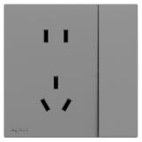 羅格朗開關(guān)插座 暢境  深砂銀 帶雙控開關(guān)連體二三插座 五孔帶開