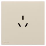 羅格朗開關(guān)插座 暢境  粉鉑金 三扁插座 三孔插座 10A