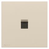 羅格朗開關插座 暢境  粉鉑金 一位電話插