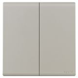 羅格朗開關(guān)插座 綺蘊 粉鉑金 二位單控開關(guān) 二開單控 16AX