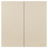 羅格朗開(kāi)關(guān)插座 維翼 粉鉑金 二位單控開(kāi)關(guān) 二開(kāi)單控 16AX