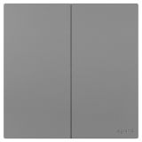 羅格朗開(kāi)關(guān)插座 維翼 深砂銀 二位單控開(kāi)關(guān) 二開(kāi)單控 16AX