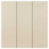 羅格朗開(kāi)關(guān)插座 維翼 粉鉑金 三位單控開(kāi)關(guān) 三開(kāi)單控 10AX