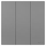 羅格朗開(kāi)關(guān)插座 維翼 深砂銀 三位單控開(kāi)關(guān) 三開(kāi)單控 10AX